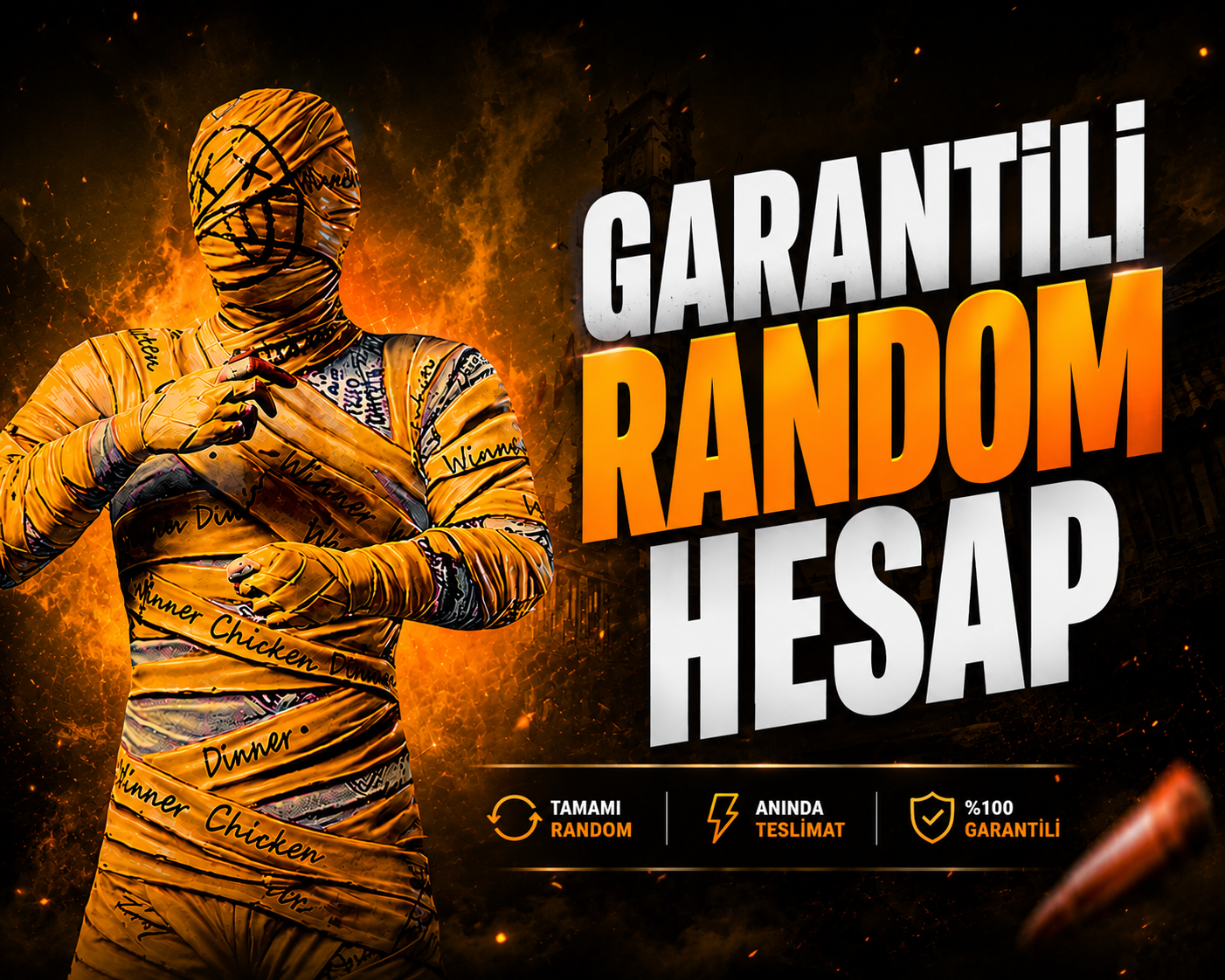 Sarı  Mumya Garantili  Random Hesap | Otomatik Teslimat