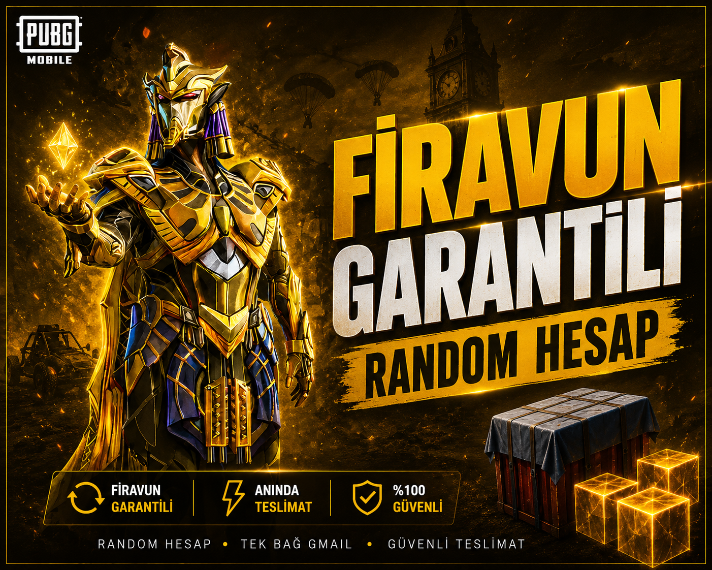 Firavun Garantili Random Hesap | Otomatik Teslimat