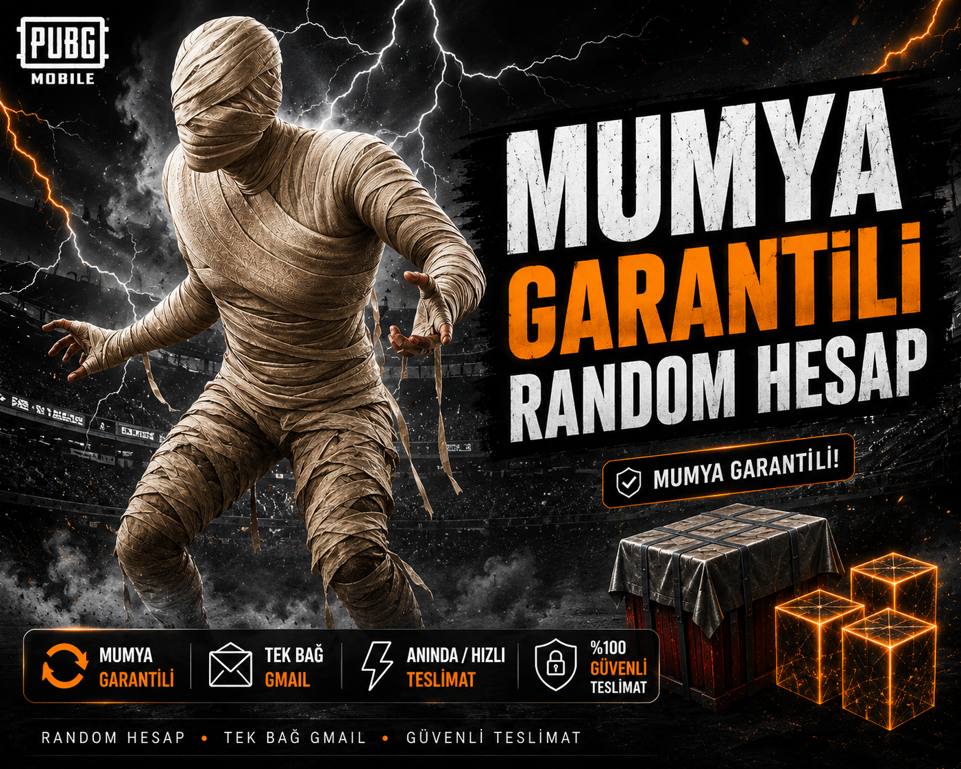 Beyaz Mumya Garantili Random Hesap | Otomatik Teslimat
